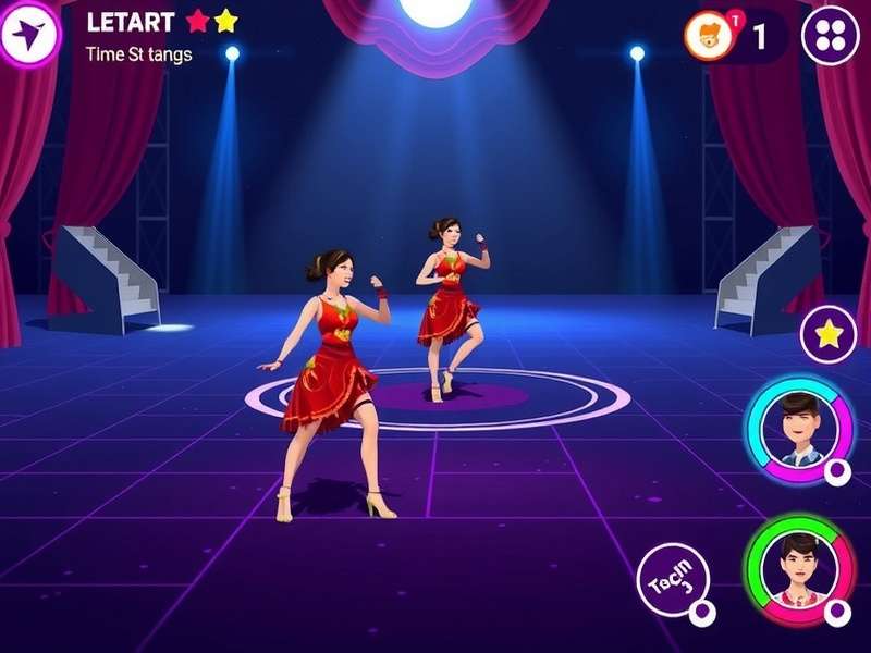 Dance Tandav Star gameplay interface